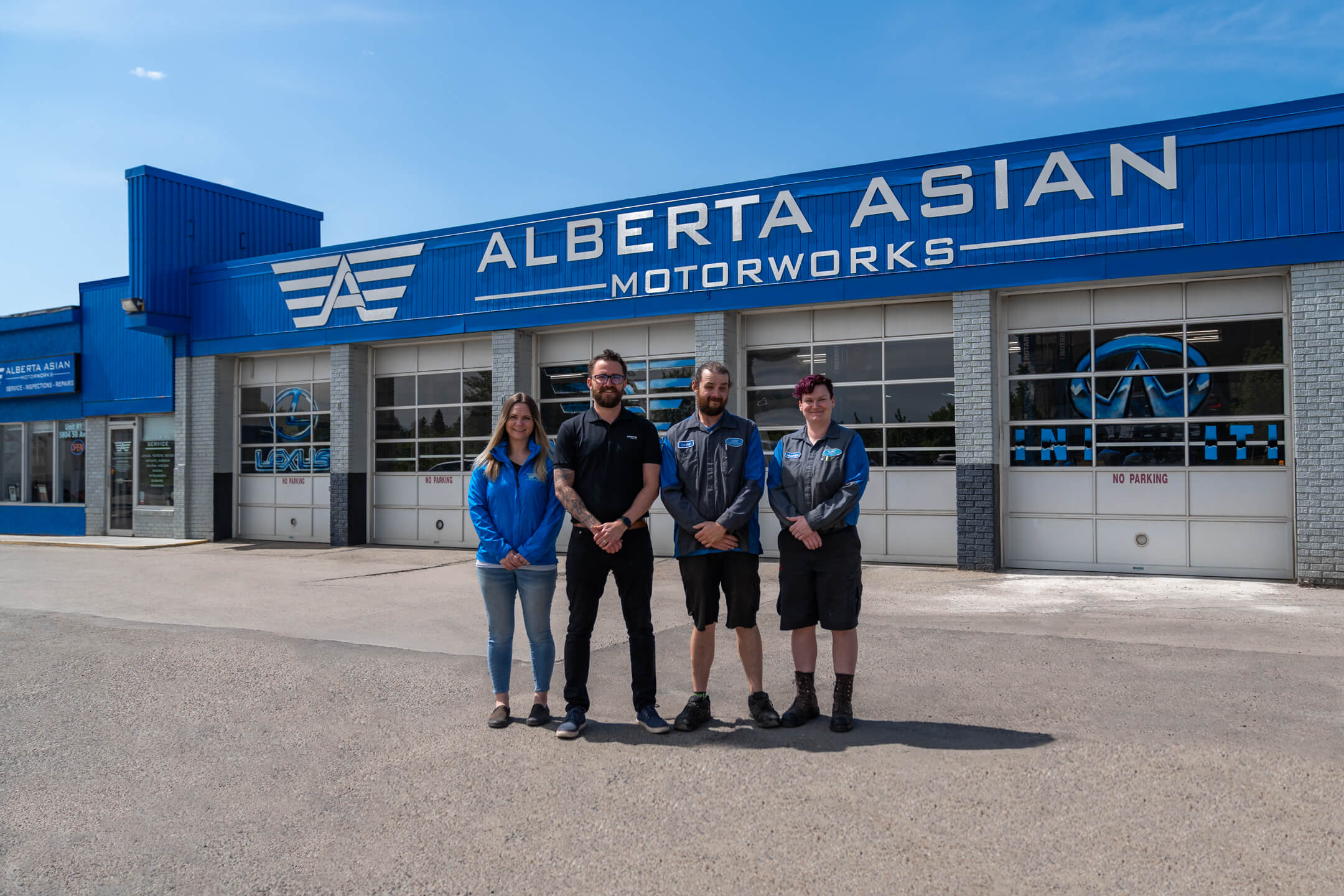 Alberta Asian Motorworks | Team Group Photo
